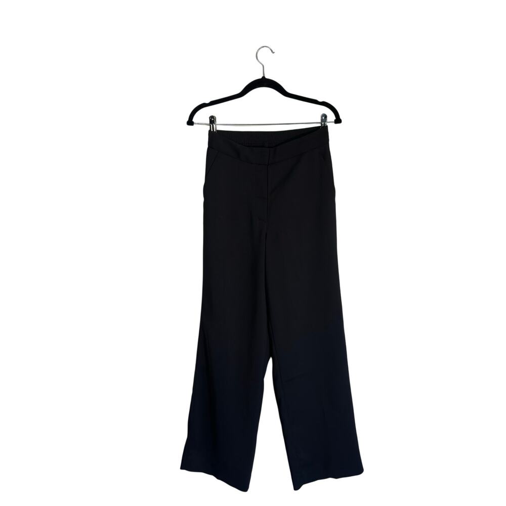 Quince Stretch Crepe Classic Trouser Pants in Black